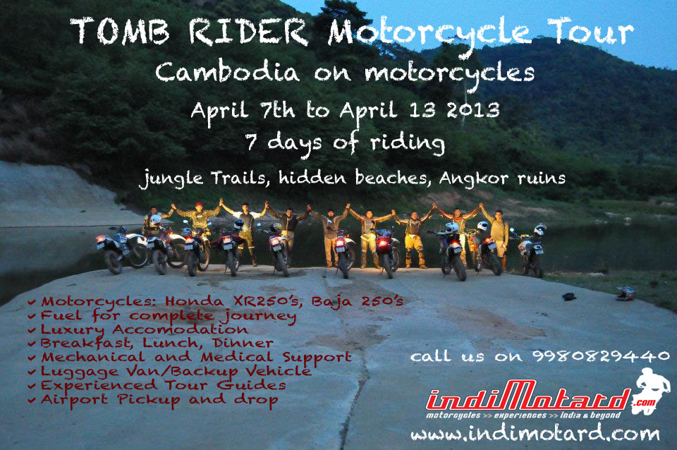 Tomb Rider Motorcycle Tour 2013