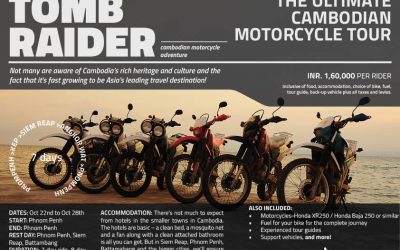 Tomb Raider : Cambodia Motorcycle Tour 2017